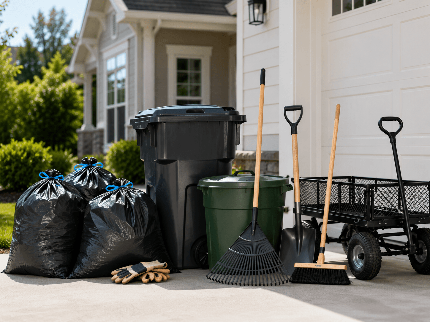 Cleanup equipment for property debris removal