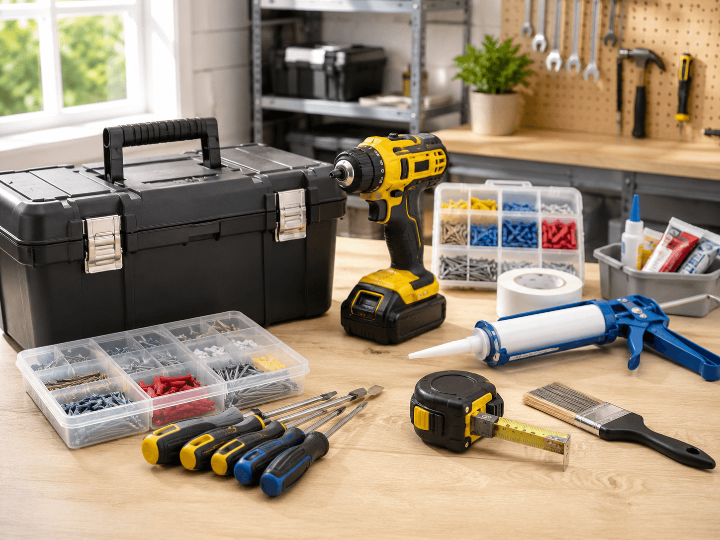 Property maintenance supplies and tools